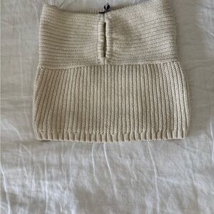 Zara knit sleeveless crop top